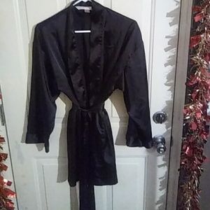Victoria secret silky black robe